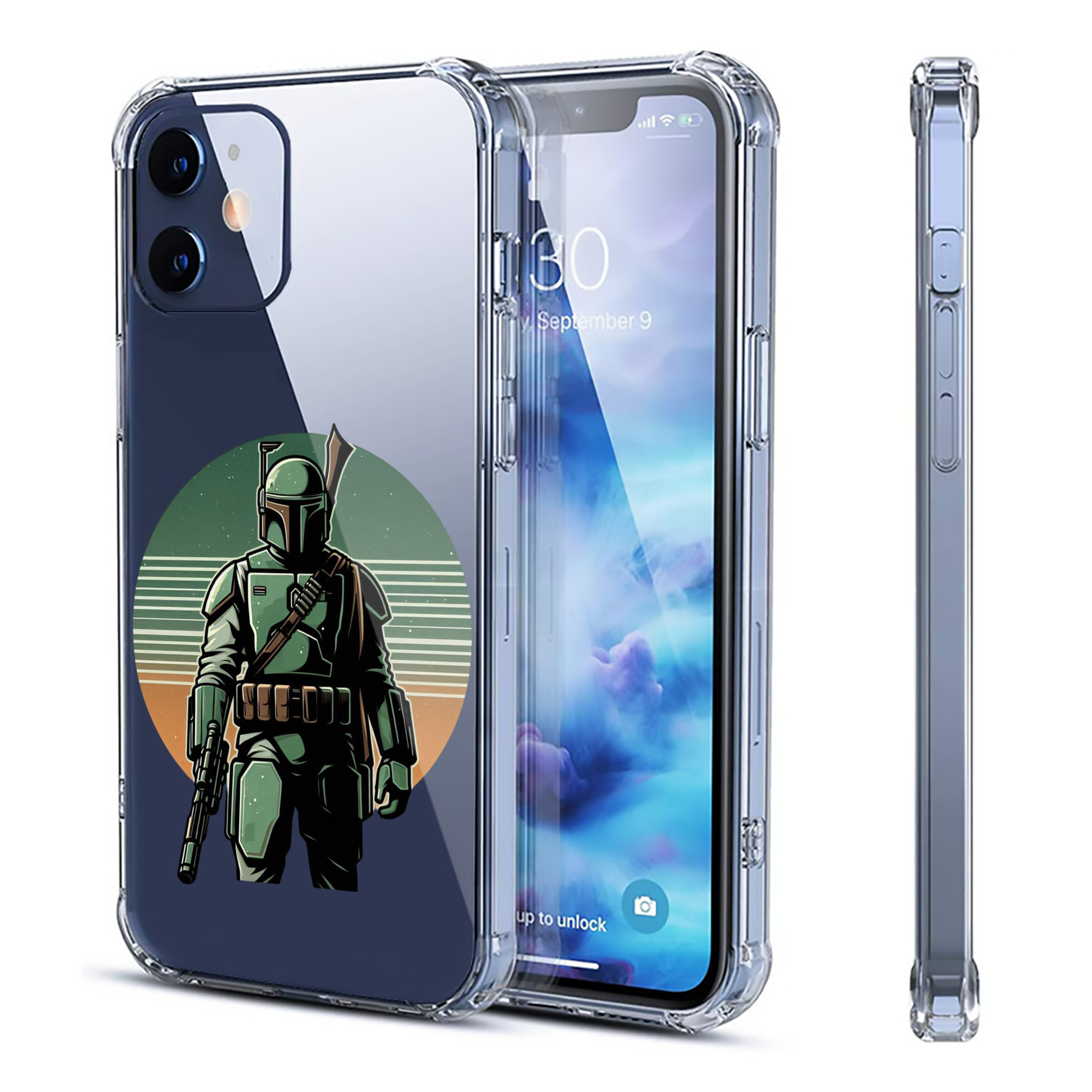 （画像用） スター・ウォーズ Star Wars 【iPhone 12シリーズ対応】透明スマホケース（クリアソフトケース）